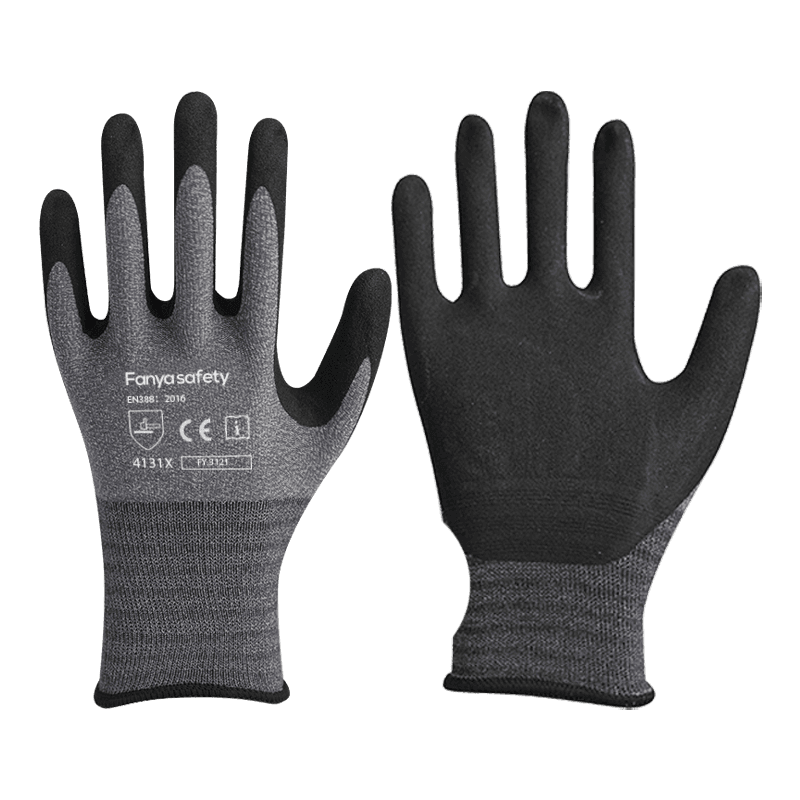 15G nylon/spandex voering met zandnitrilcoating