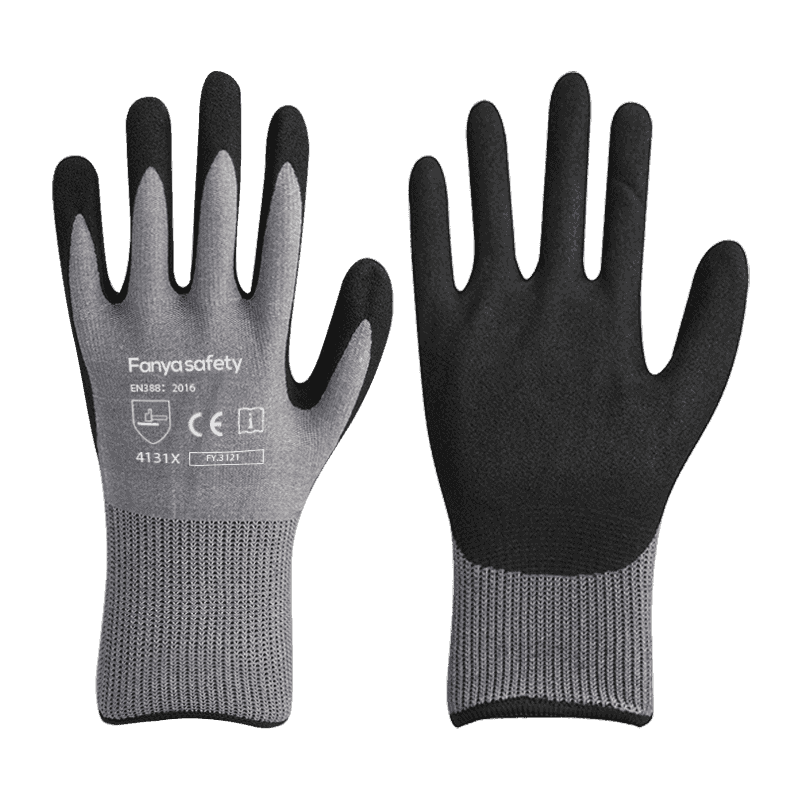 15G nylon/spandex voering met zandnitrilcoating