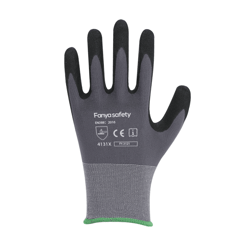 15G nylon/spandex voering met zandnitrilcoating