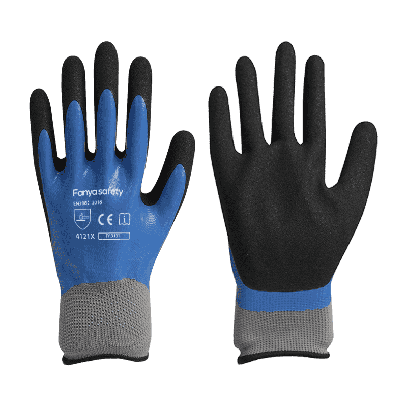 13G polyester voering met dubbele coating van zandnitril
